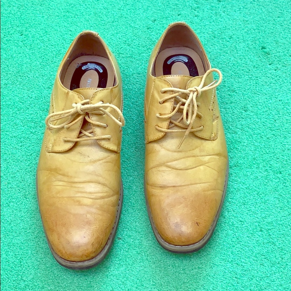 Nunn Bush Tan Oxfords 10 wide